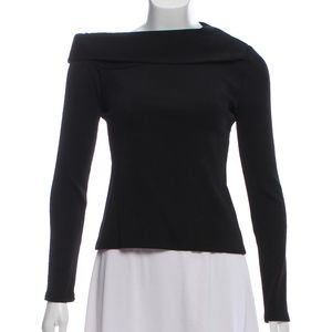 RAG & BONE Rib Knit Cowl Neck Top